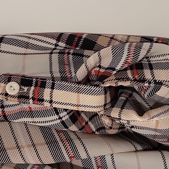 Plaid half button top, XL - Picture 4 of 4